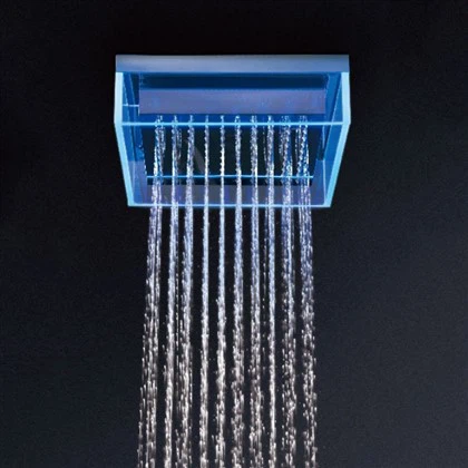 Como instalar um chuveiro de 16 quadrados em um teto de plástico?